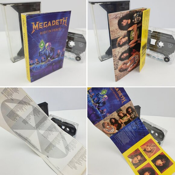Megadeth Rust in Peace Cassette Tape VTG 1990 Thrash Metal 90s Tested - Picture 7 of 9